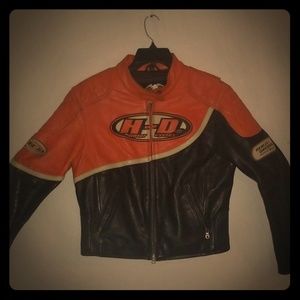 Harley davidson womens speed black and orange raci